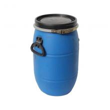 30L UN HDPE Drum, angled view slightly from the top